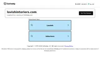 Lavish Interiors of Chesterfield website
