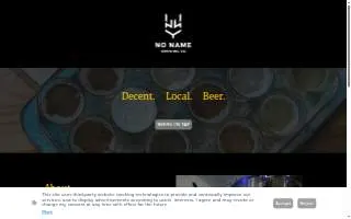 No Name Brewing Company of Chesterfield website