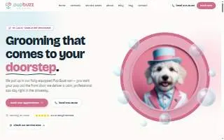 Pup Buzz Mobile website