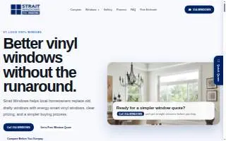 Strait Windows website
