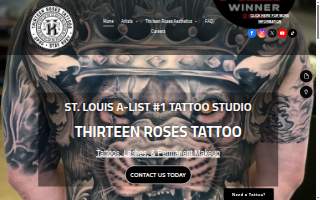 Thirteen Roses Tattoo & Aesthetics of Chesterfield