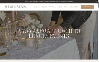 Altar'd Events of Clayton website