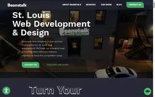 Beanstalk Web Solutions of Clayton website