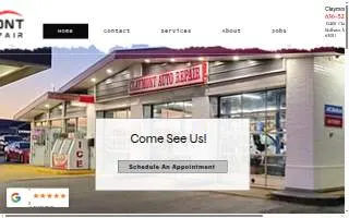 Claymont Auto Repair of Clayton website