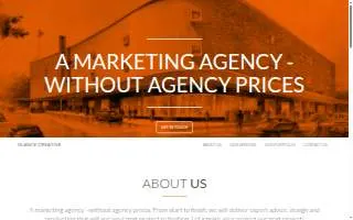Glance Creative website