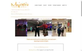 Majestic Dance Studio website