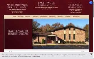Bach-Yager Funeral Chapel website