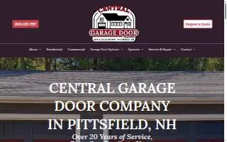 Central Garage Door website