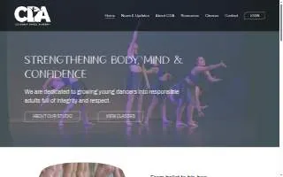 Columbia Dance Academy website