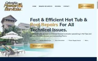 Columbia Master Services website
