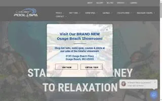 Columbia Pool & Spa website