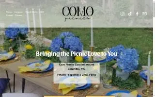 CoMo Picnics website