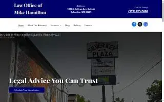 Law Office of Mike Hamilton website