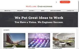 McClure Engineering Co. of Columbia website