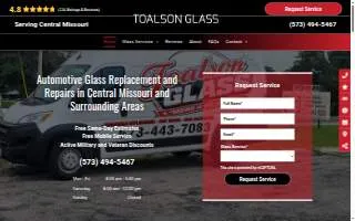 Toalson Glass website