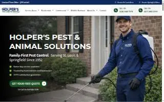 Holper's Pest & Animal Solutions STL of Concord website