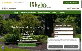 Kyle's Landscape Service of Concord website