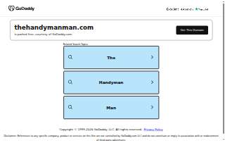 The Handyman Man