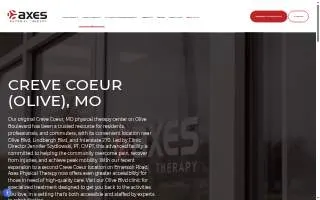 Axes Physical Therapy - Creve Coeur (Olive) website