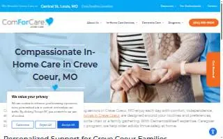 ComForCare of Creve Coeur website
