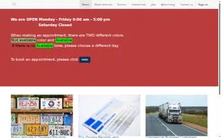 Creve Coeur License Office website