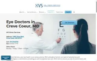 Hill Vision Services of Creve Coeur website