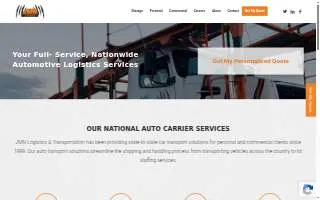 JMN Transportation & Logistics of Maryland Heights website