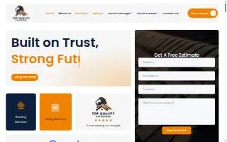 Top Quality Exteriors LLC website