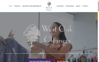 West Oak Cleaners (Creve Coeur) website