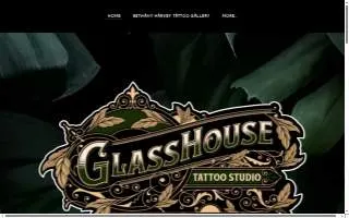GlassHouse Tattoo Studio website