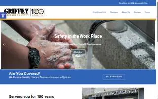 Griffey Insurance Agency website