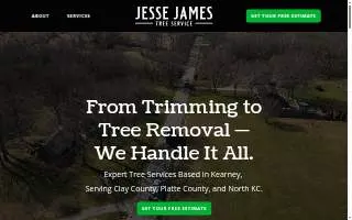Jesse James Tree Service website