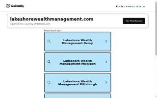 Lakeshore Wealth Management, LLC of Excelsior Springs website