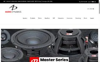 Audio Dynamics website