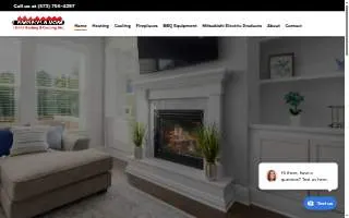 Harris Heating & Cooling website