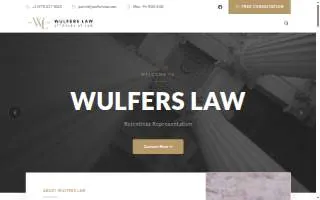 Wulfers Law Firm LLC website