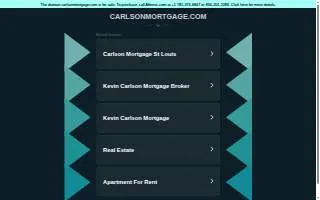 Carlson Mortgage of Ferguson website