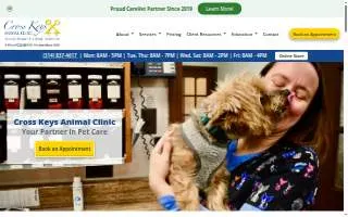 Cross Keys Animal Clinic of Ferguson website