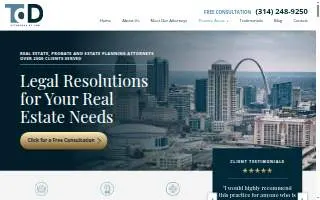 St. Louis Estate Planning LLC of Ferguson website