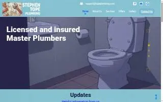 Tope Plumbing website