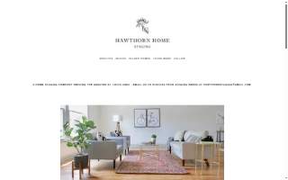 Hawthorn Home Staging website
