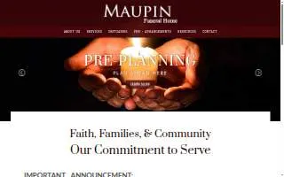 Debo Funeral Home website