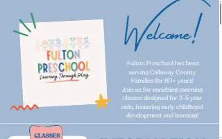 Fulton Preschool website