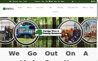 Farage Tree & Stump Removal website