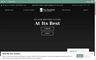 The Gardens at Northgate Village website