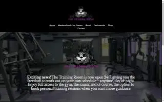 The Training Room of Gladstone website