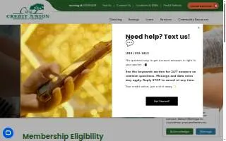 City Credit Union of Grain Valley website
