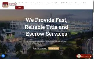 Coffelt Land Title - Grain Valley Office website