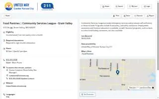 Community Services League website