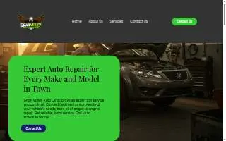 Grain Valley Auto Clinic website